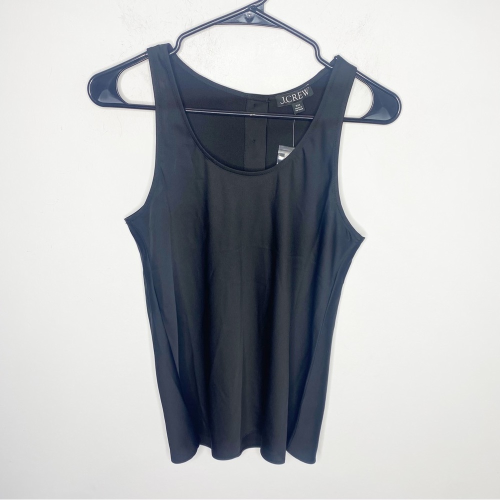 J.crew black sleeveless cami blouse size XXS NEW j